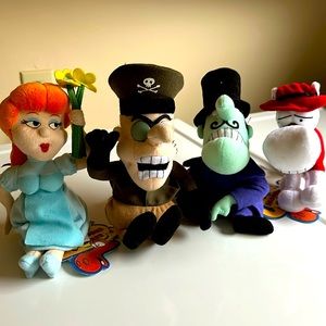 NWT, Snuffins” Rocky & Bullwinkle (4) stuffed animals